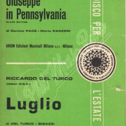 Gigliola Cinquetti - Giuseppe in Pennsylvania e Riccardo Del Turco - Luglio
